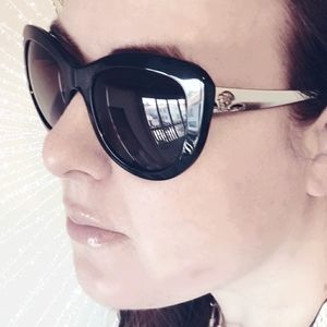 Oversized Versace sunglasses